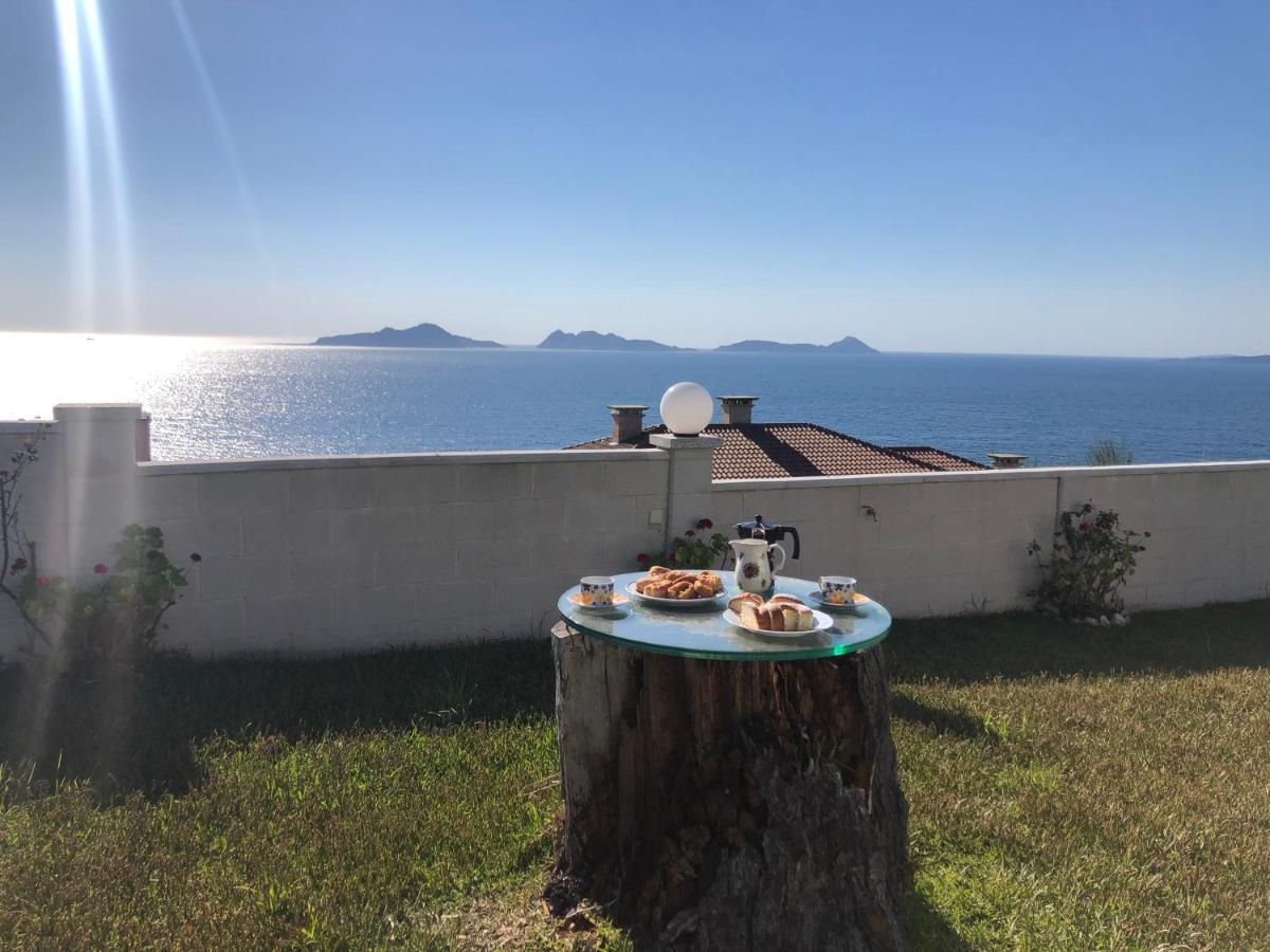 Precioso Apartamento Con Terreno Y Vistas A Cies Vigo Exterior foto